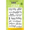 Hero Arts - Operation Write Home - Poly Clear - Clear Acrylic Stamps - Enjoy Today