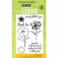 Hero Arts - Poly Clear - Clear Acrylic Stamps - Making the World a Better Place