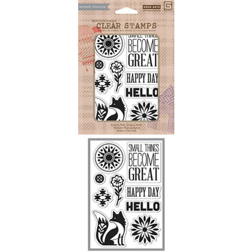 Hero Arts - BasicGrey - Grand Bazaar Collection - Poly Clear - Clear Acrylic Stamps - Small Things