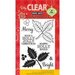 Hero Arts - Poly Clear - Christmas - Clear Acrylic Stamps - Holly Jolly