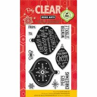 Hero Arts - Poly Clear - Christmas - Clear Acrylic Stamps - Winter Sparkle