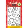 Hero Arts - Poly Clear - Christmas - Clear Acrylic Stamps - Christmas Crystals