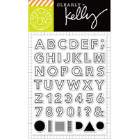 Hero Arts - Kelly Purkey Collection - Clear Photopolymer Stamps - Outline Letters