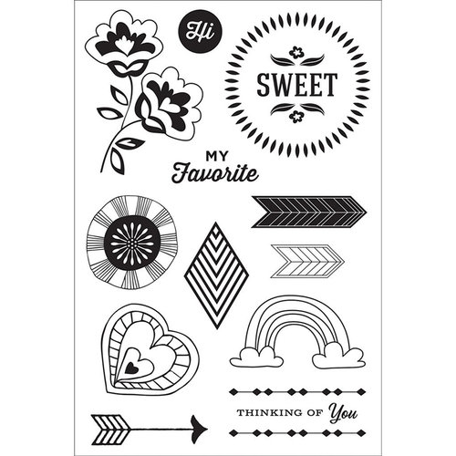 Hero Arts - BasicGrey - Clear Acrylic Stamps - Sweet You