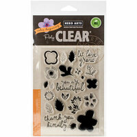 Hero Arts - Clear Acrylic Stamps - Color Layering Let Love Grow