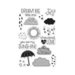 Hero Arts - Baby Collection - Clear Photopolymer Stamps - Sun Showers