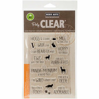 Hero Arts - Clear Acrylic Stamps - Animal Messages
