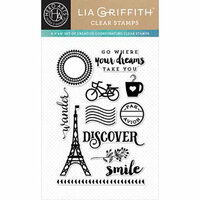 Hero Arts - Lia Griffith Collection - Clear Acrylic Stamps - Discover