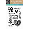 Hero Arts - Lia Griffith Collection - Clear Acrylic Stamps - Love