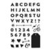 Hero Arts - Poly Clear - Clear Photopolymer Stamps - Bold Letter Set