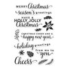 Hero Arts - Poly Clear - Christmas - Clear Acrylic Stamps - Holiday Greetings