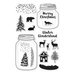 Hero Arts - Poly Clear - Christmas - Clear Photopolymer Stamps - Winter Scene
