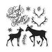 Hero Arts - Lia Griffith Collection - Christmas - Clear Acrylic Stamps - Deck The Halls