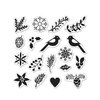 Hero Arts - Lia Griffith Collection - Christmas - Clear Acrylic Stamps - Build a Wreath