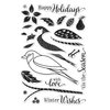 Hero Arts - Poly Clear - Christmas - Clear Photopolymer Stamps - Color Layering Dimensional Bird