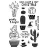 Hero Arts - Poly Clear - Christmas - Clear Acrylic Stamps - Merry Cactus To You