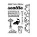 Hero Arts - Destination Collection - Destination - Clear Photopolymer Stamps - Seattle