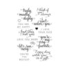 Hero Arts - 2016 Valentines Collection - Poly Clear - Clear Photopolymer Stamps - You Are My Happy