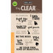Hero Arts - Trend Collection - Clear Acrylic Stamps - Dare To Dream