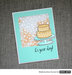Hero Arts - Birthday Collection - Clear Photopolymer Stamps - Birthday Cake Layering