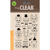Hero Arts - Trend Collection - Clear Acrylic Stamps - Hipster Animals