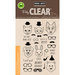 Hero Arts - Trend Collection - Clear Acrylic Stamps - Hipster Animals