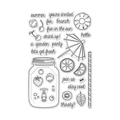 Hero Arts - Summer Fun Collection - Clear Photopolymer Stamps - Let's Get Fresh