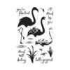 Hero Arts - Tropical Collection - Clear Photopolymer Stamps - Color Layering - Flamingo