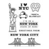 Hero Arts - Destination Collection - Destination - Clear Photopolymer Stamps - New York