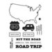 Hero Arts - Destination Collection - Destination - Clear Photopolymer Stamps - Road Trip