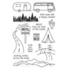 Hero Arts - Adventure Collection - Clear Photopolymer Stamps - Road Trip