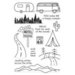 Hero Arts - Adventure Collection - Clear Photopolymer Stamps - Road Trip