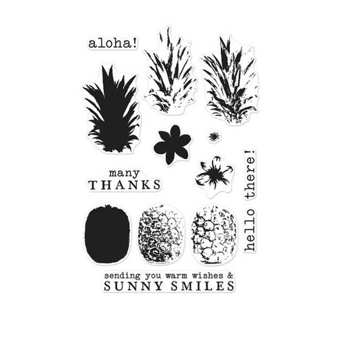 Hero Arts - Clear Photopolymer Stamps - Color Layering Pineapple