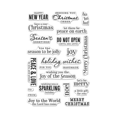 Hero Arts - Clear Photopolymer Stamps - Christmas Messages