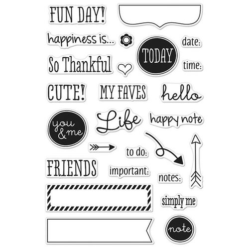 Hero Arts - Clear Photopolymer Stamps - Fun Day Planner