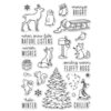 Hero Arts - Christmas - Clear Photopolymer Stamps - Winter Time Fun