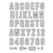 Hero Arts - Kelly Purkey Collection - Clear Photopolymer Stamps - Everyday Alphabet