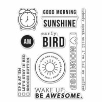 Hero Arts - Kelly Purkey Collection - Clear Acrylic Stamps - Good Morning
