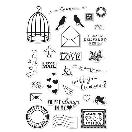 Hero Arts - Clear Acrylic Stamps - Love Notes