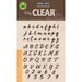 Hero Arts - Clear Photopolymer Stamps - Brushstroke Alphabet