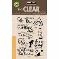 Hero Arts - Clear Acrylic Stamps - Killer Messages