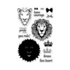 Hero Arts - Clear Photopolymer Stamps - Color Layering Brave Lion