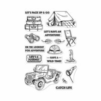 Hero Arts - Clear Photopolymer Stamps - Go On A Safari