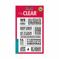 Hero Arts - Clear Photopolymer Stamps - Poster Christmas Carols