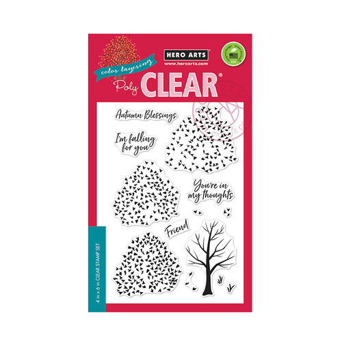 Hero Arts - Clear Photopolymer Stamps - Color Layering Autumn Trees