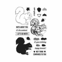 Hero Arts - Clear Photopolymer Stamps - Color Layering Squirrel