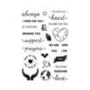 Hero Arts - Clear Photopolymer Stamps - Support Prayers Love