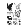 Hero Arts - Clear Photopolymer Stamps - Color Layering Swallowtail