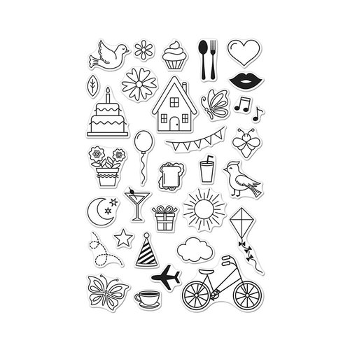 Hero Arts - Clear Photopolymer Stamps - Everyday Icons