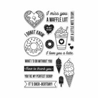 Hero Arts - Clear Photopolymer Stamps - Food Puns